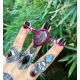 Eudialyte Macrame Necklace